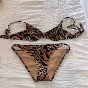 Tori Praver Animal Print Bikini